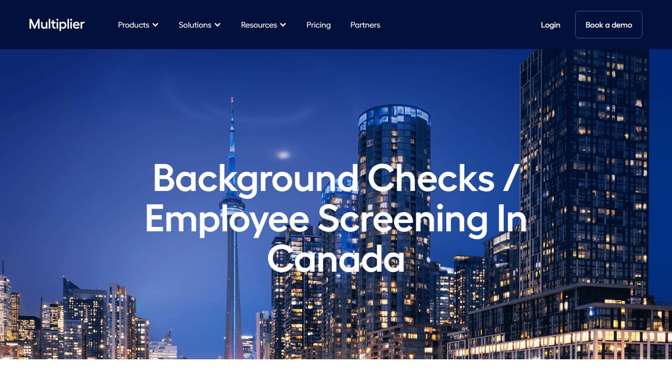 Employee background check in Canada | Multiplier