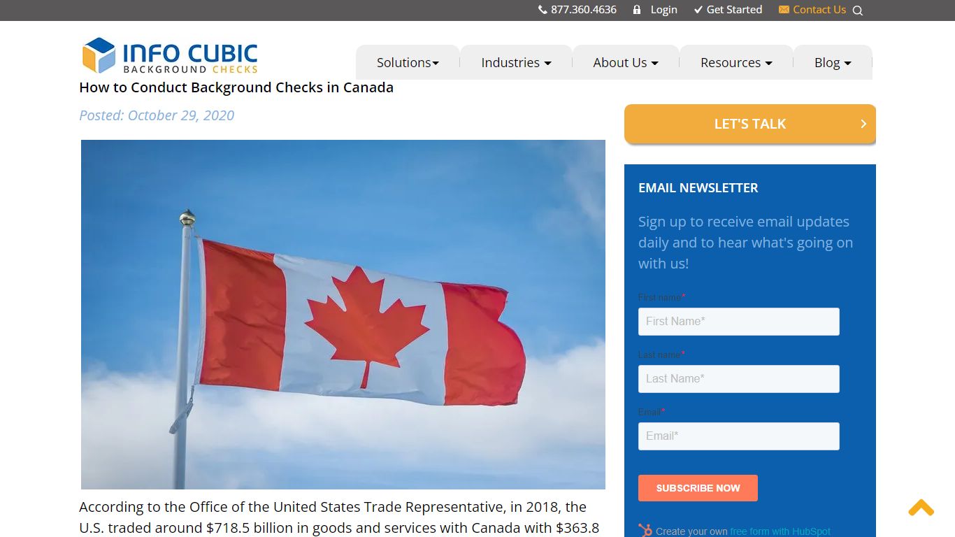 How to Conduct Background Checks in Canada - Info Cubic