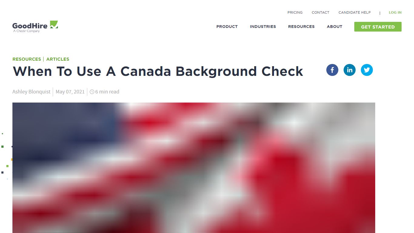 When to Use a Canada Background Check | GoodHire
